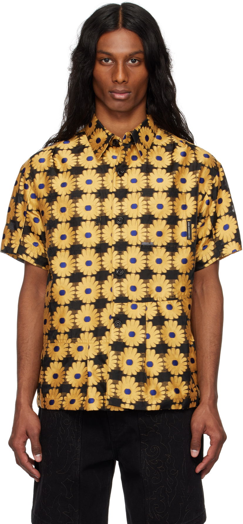 Сорочка Andersson Bell Andersson Bell Sheer Flower Shirt Жовтий | atb1278m