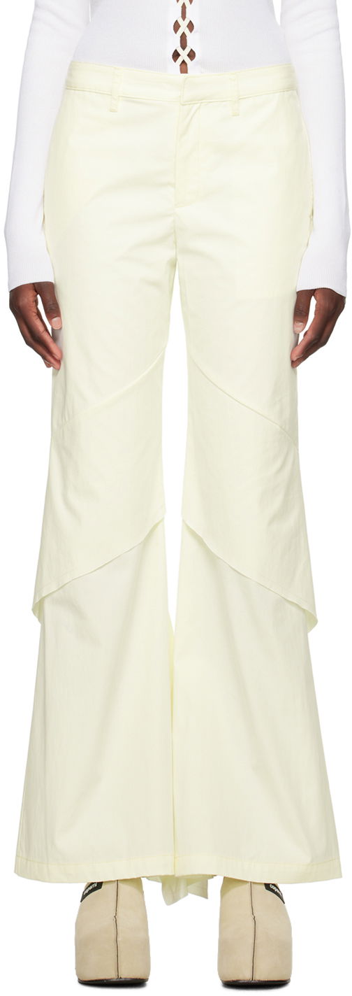 Штани Dion Lee Drape Trousers Жовтий | C2161F23
