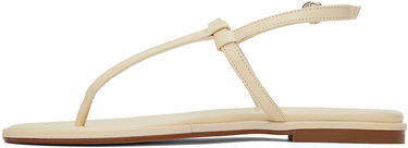 Аксесуари Aeyde Aeyde Nala Thong Sandals бежевий | A11-FS-TTTR08FL48-SS24-100-007, 2