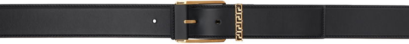 Ремені Versace Accent Leather Belt чорний | DCU8241_DVTP1