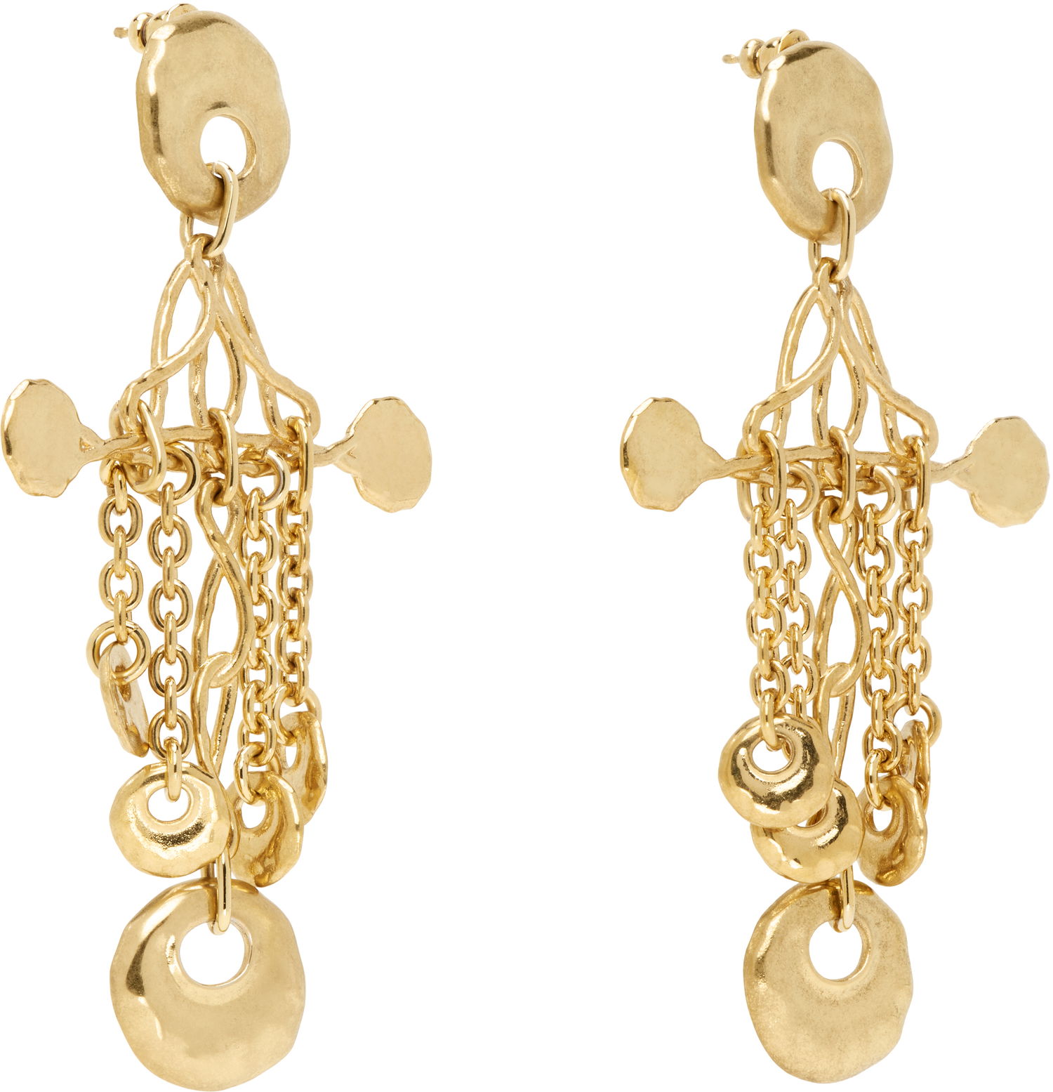 Сережки CHLOÉ Chloé 'The Chloé Eclectic' Gold-Tone Drop Earrings Металік | CHC25SFE13CB7, 1