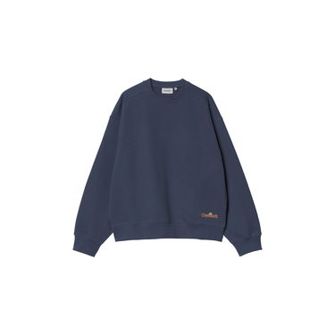 Світшоти Carhartt WIP Label Script Sweatshirt Синій | I034429_7, 2