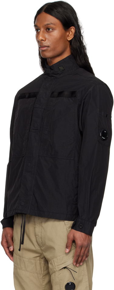 Вітровка C.P. Company C.P. Company Flatt Nylon Lens Overshirt чорний | 18CMOS081A-005991G, 3