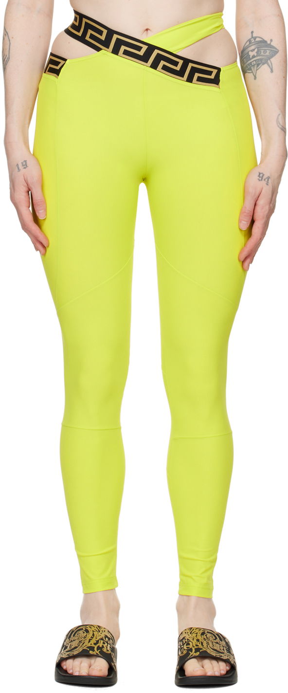 Легінси Versace Versace Greca Border Leggings Жовтий | 1008681_1A06229_2Y870