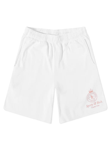 Шорти Sporty & Rich Crown Gym Short білий | SH472WH