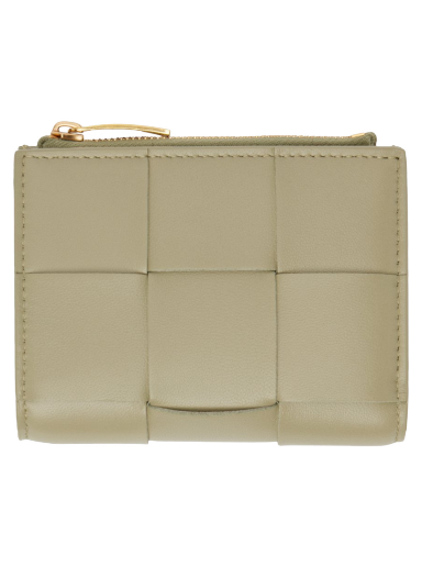 Гаманець Bottega Veneta Small Bifold Wallet бежевий | 706010 VCQC4