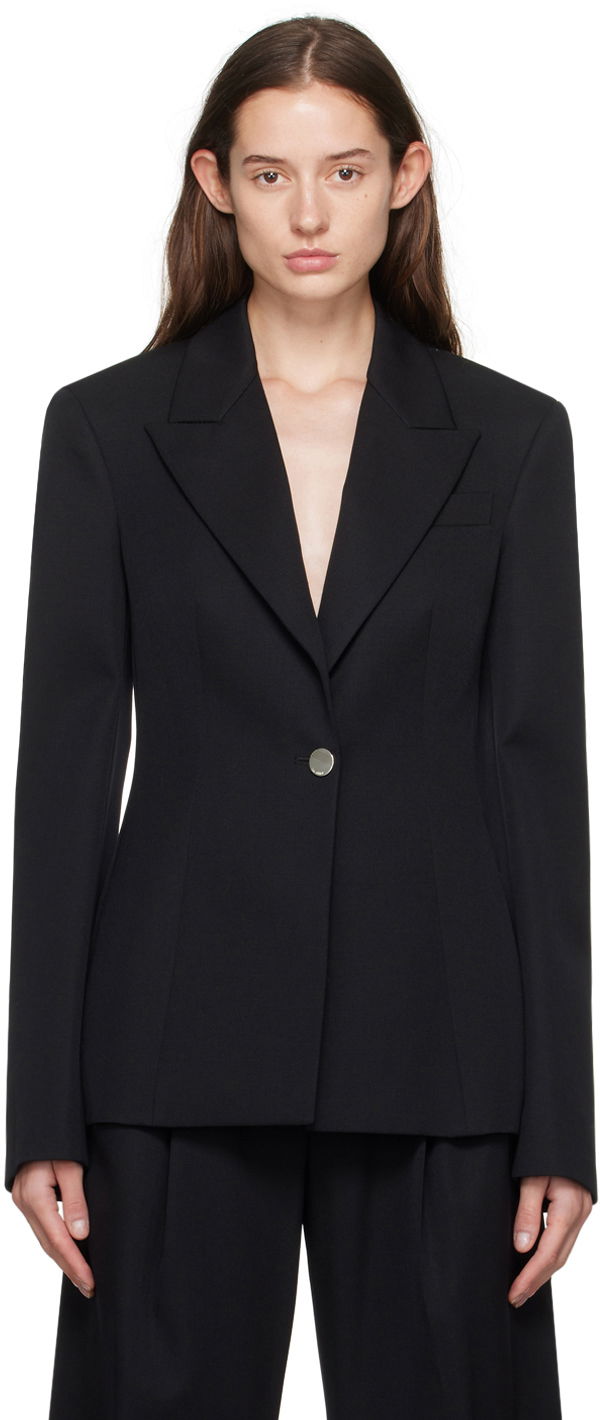 Куртка The Attico The Attico Peaked Lapel Blazer чорний | 241WCG61 W046