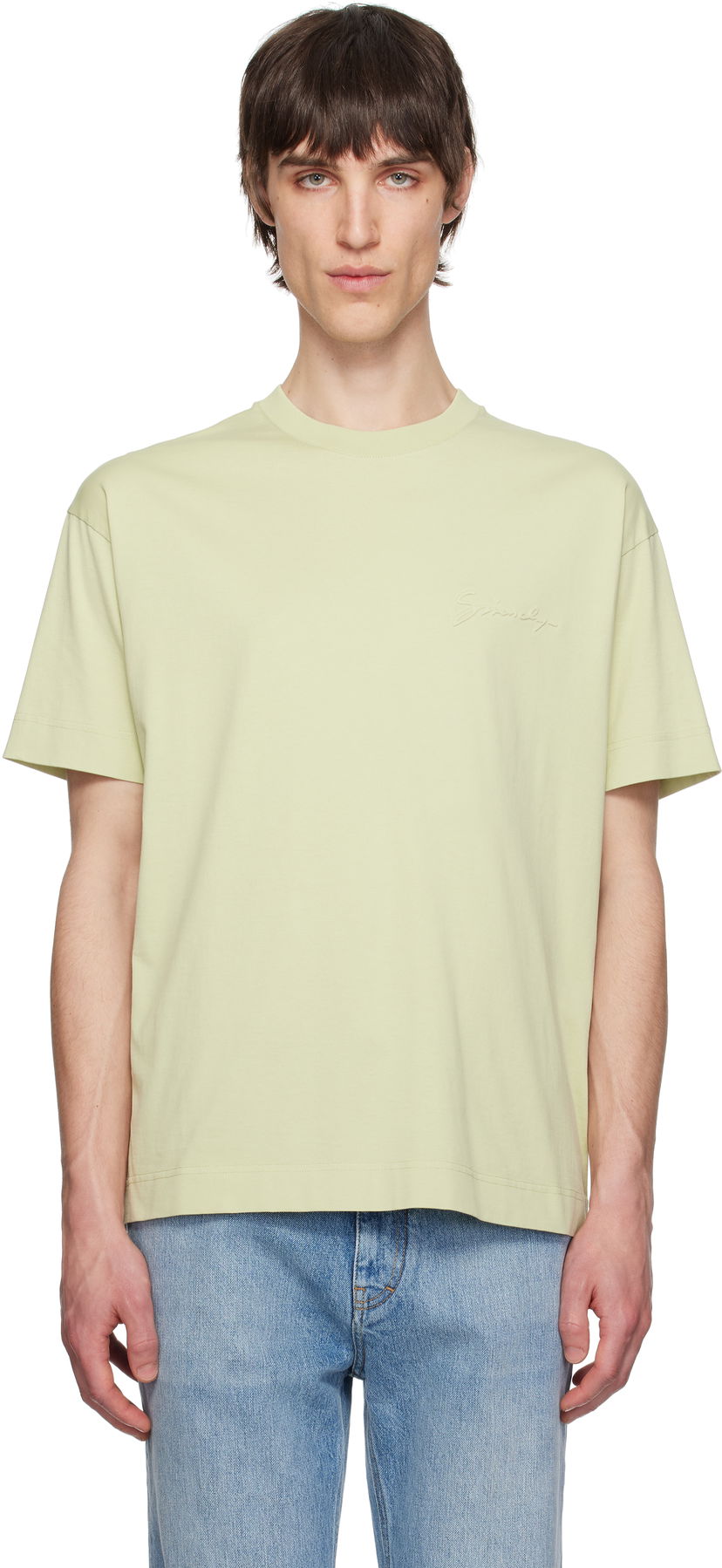 Футболка Givenchy Givenchy Signature T-Shirt Зелений | BM71MG3YP1349