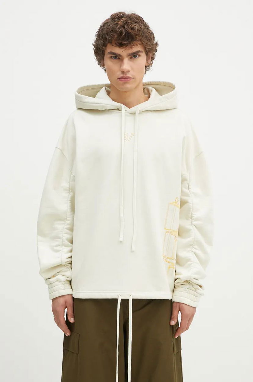 Світшоти A-COLD-WALL* Hoodie Shroud бежевий | ACWMW205