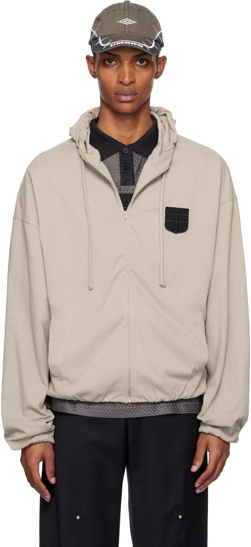 Світшоти Umbro Umbro Crest Jersey Hoodie бежевий | UBMW0245JY61