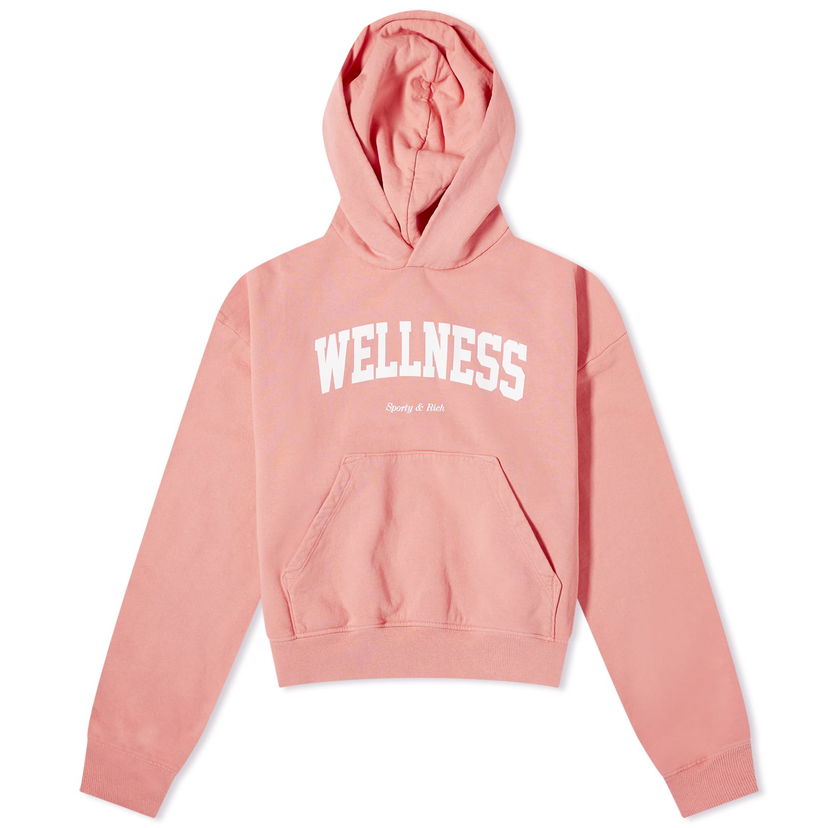 Світшоти Sporty & Rich Wellness Cropped Hoodie Рожевий | HC881SM