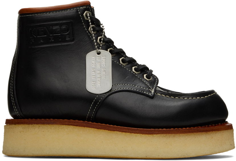 Кросівки та взуття KENZO Kenzo Yama Lace-Up Boots чорний | FC62BT701L65