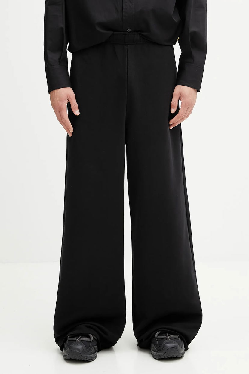 Штани Maison Margiela MM6 Maison Margiela x MM6 Wardro Wide Leg Lounge Pants чорний | SH0KA0057.M25025.900
