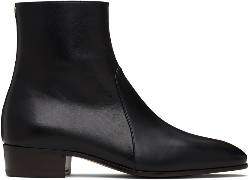 Кросівки та взуття Valentino Valentino Garavani Pat Ankle Boots чорний | 7Y2S0K02DQX