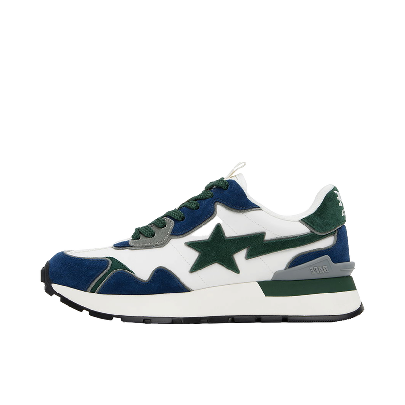 Кросівки та взуття BAPE Roadsta Express #2 "White Navy" темно-синій | 1J20191011