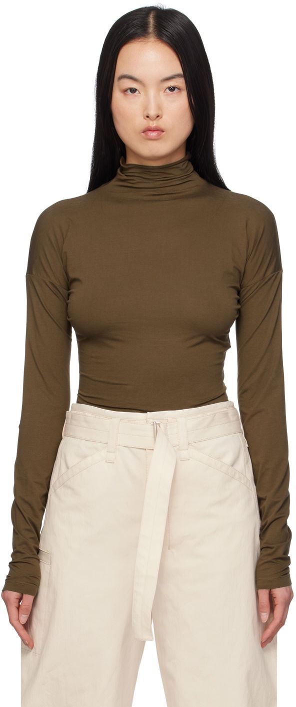 Cветр LEMAIRE Second Skin Turtleneck Зелений | TO1175 LJ053