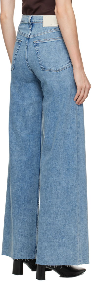 Джинси rag & bone Rag & Bone Sofie Wide-Leg Jeans Синій | WDD24S2952CLOT, 2