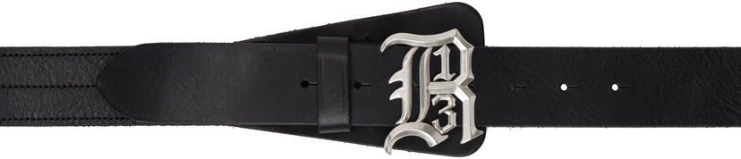 Ремені R13 Logo Buckle Leather Belt чорний | R13WA055-A001