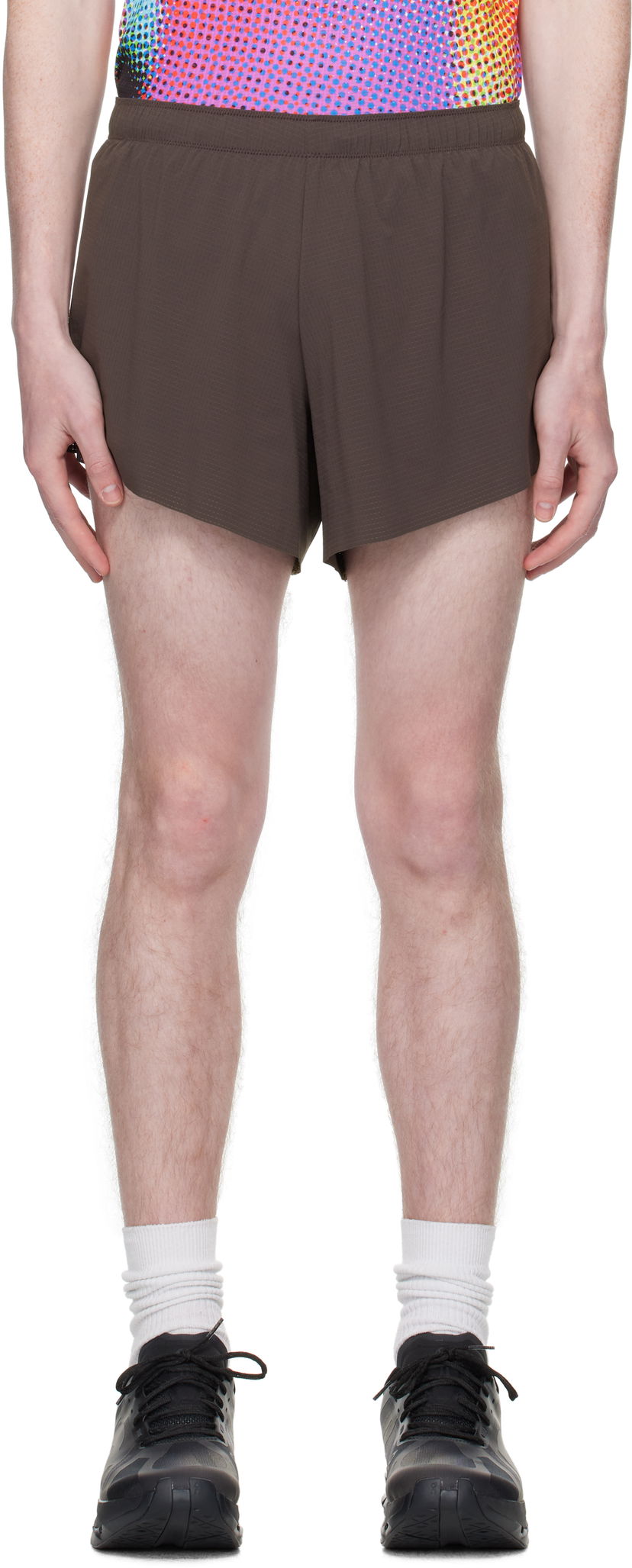 Шорти Soar Running Hot Weather Shorts Коричневий | SS25-SS20M-GRE/BLK