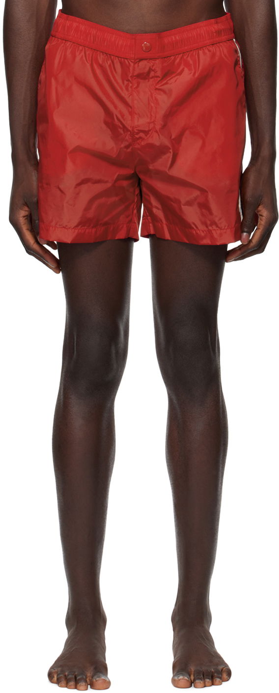 Купальники Moncler Patch Swim Shorts Червоний | J10912C0002153326