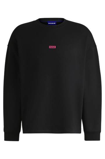 Cветр BOSS HUGO Logo Sweatshirt чорний | 50510732