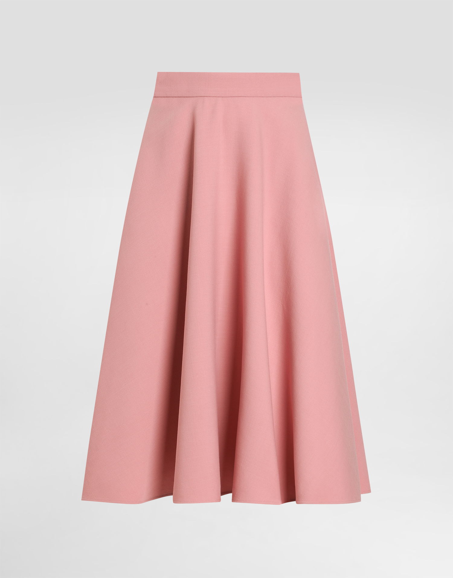 Спідниця Dolce & Gabbana Dolce & Gabbana Woolen Midi Circle Skirt Рожевий | F4C02TFU2L8F0473, 0