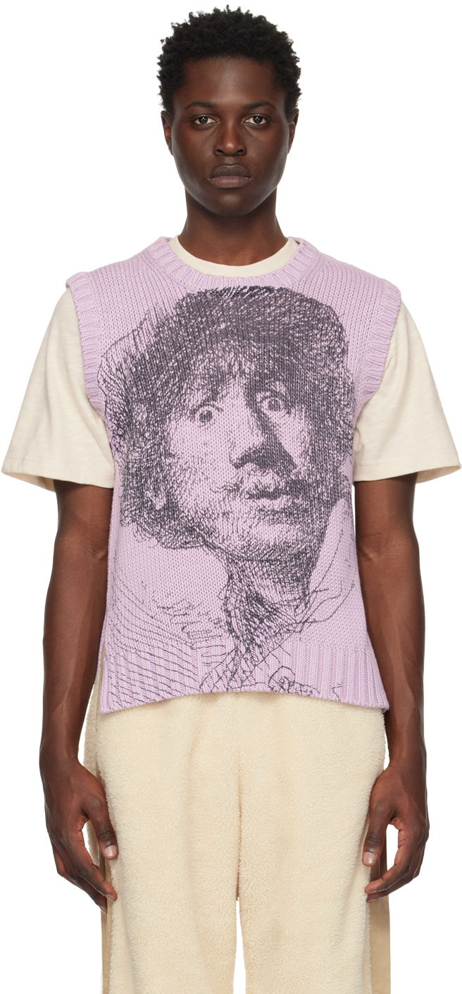 Світшоти JW Anderson Purple Crewneck Vest Фіолетовий | KW0823-YN0240