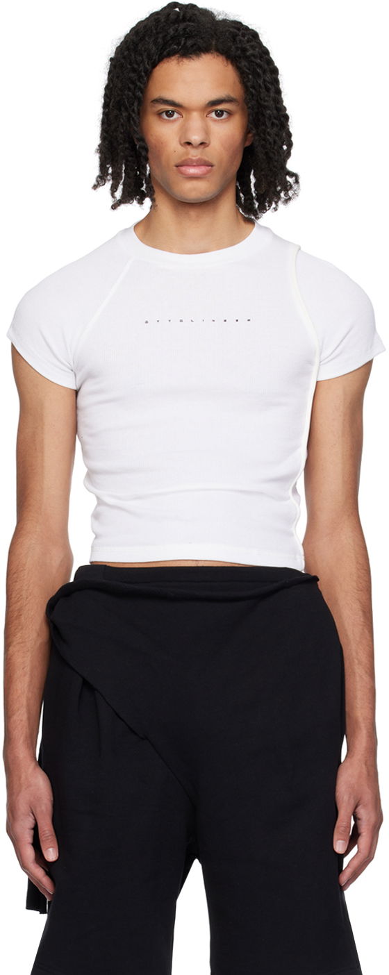 Футболка Ottolinger Ottolinger Deconstructed T-Shirt білий | 407204