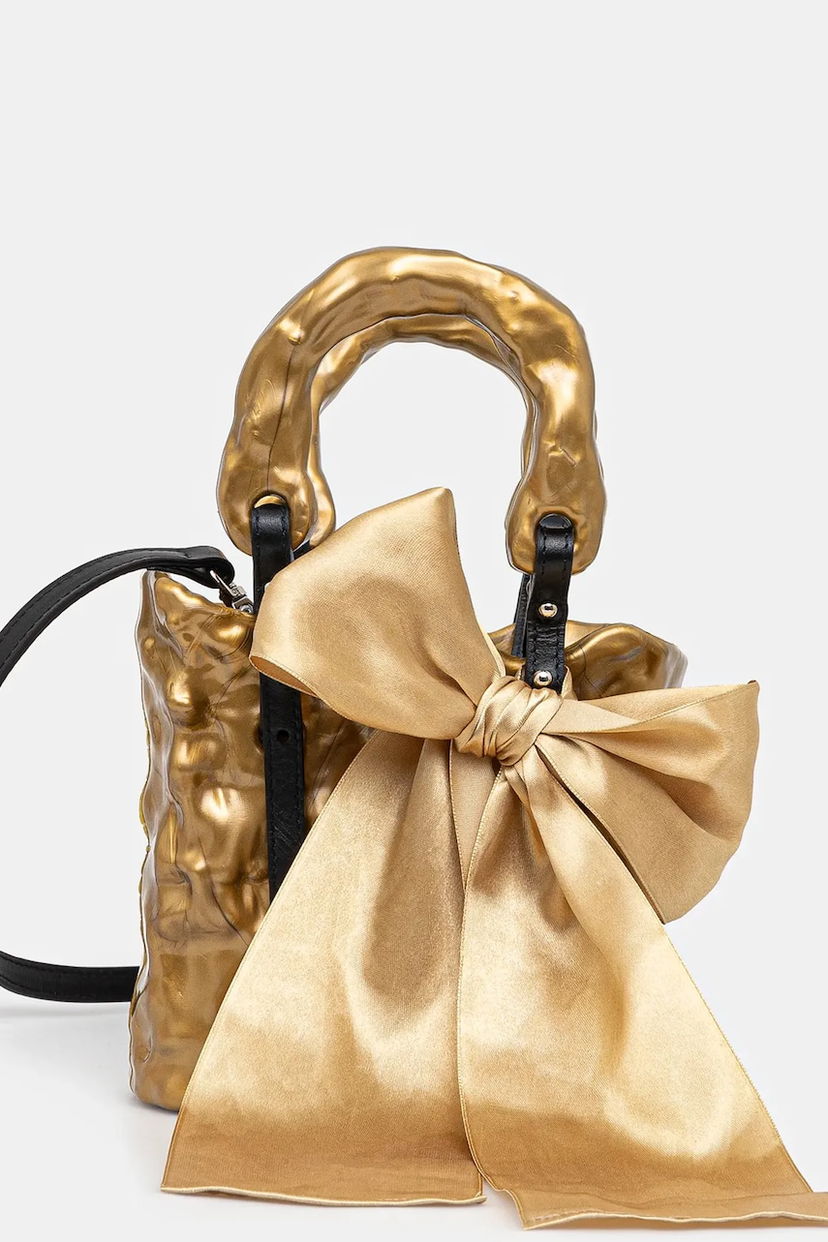 Сумочка Ottolinger Ottolinger Signature Ceramic Bag with Bow Металік | 126.900126.01