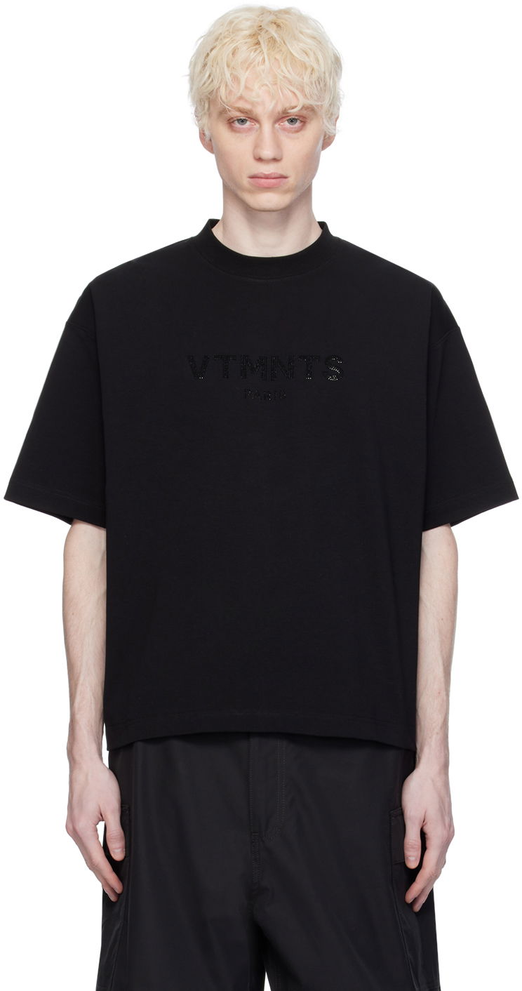 Футболка VETEMENTS Crystal T-Shirt by VTMNTS чорний | VL20TR120B