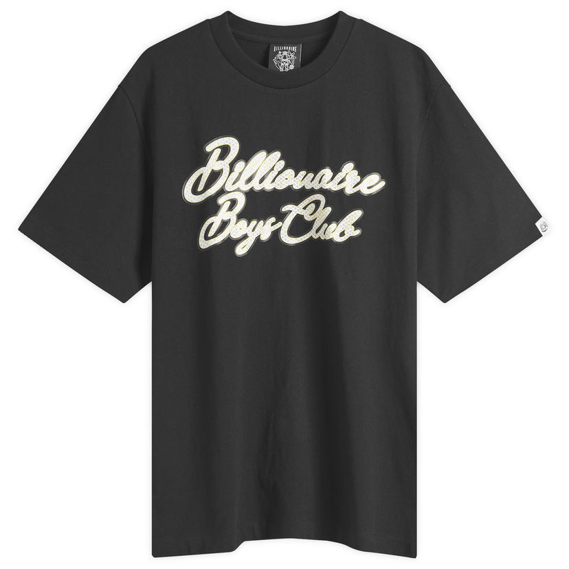 Футболка BILLIONAIRE BOYS CLUB Diamond Script Logo T-Shirt, Size Large чорний | B25162-BLK