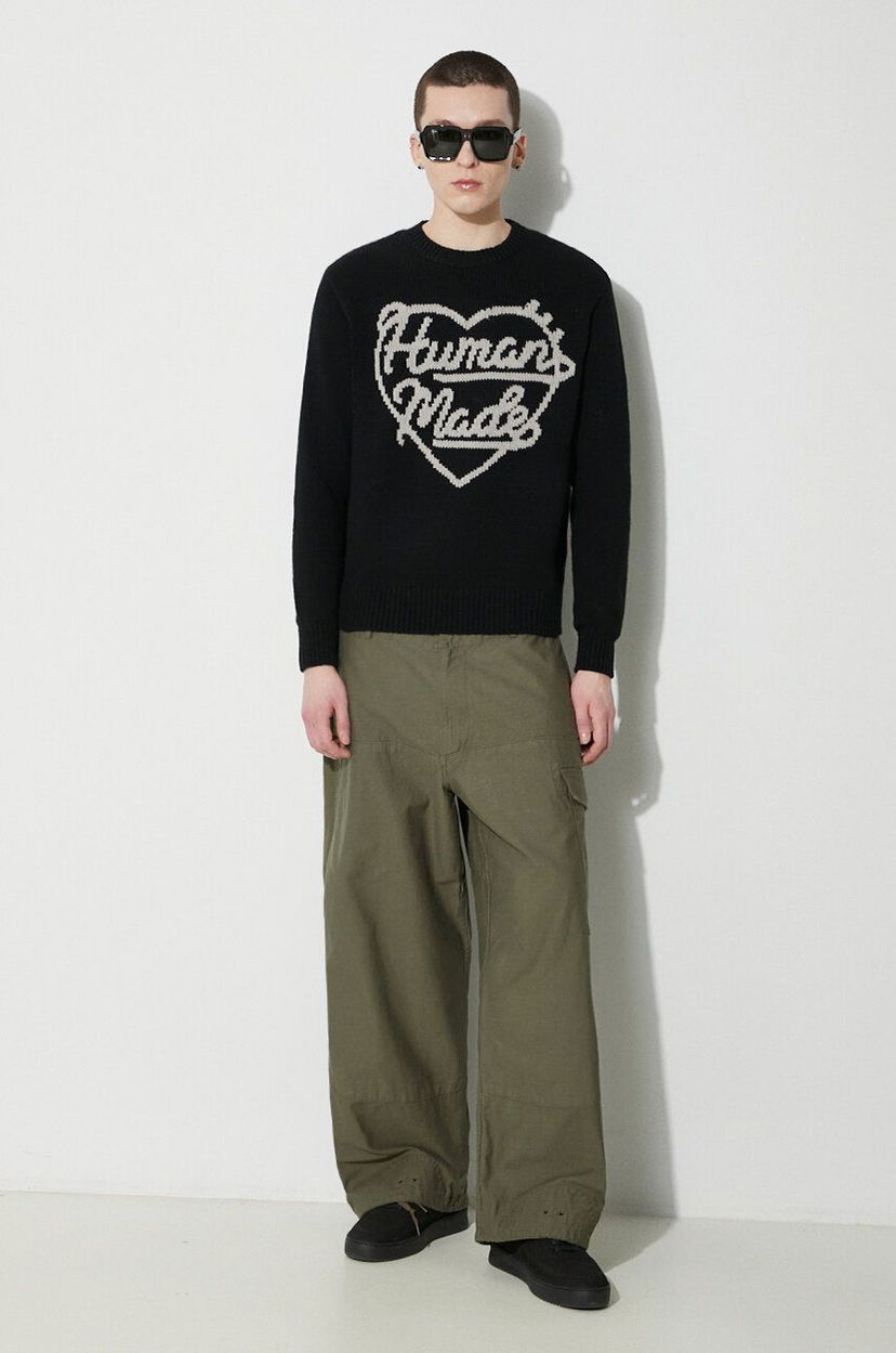 Cветр Human Made Low Gauge Knit Sweater чорний | HM27CS038