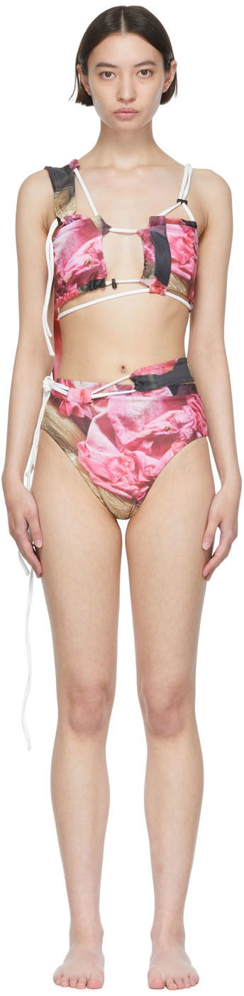 Купальники Ottolinger Ottolinger Laced Bikini Рожевий | 300102/300202