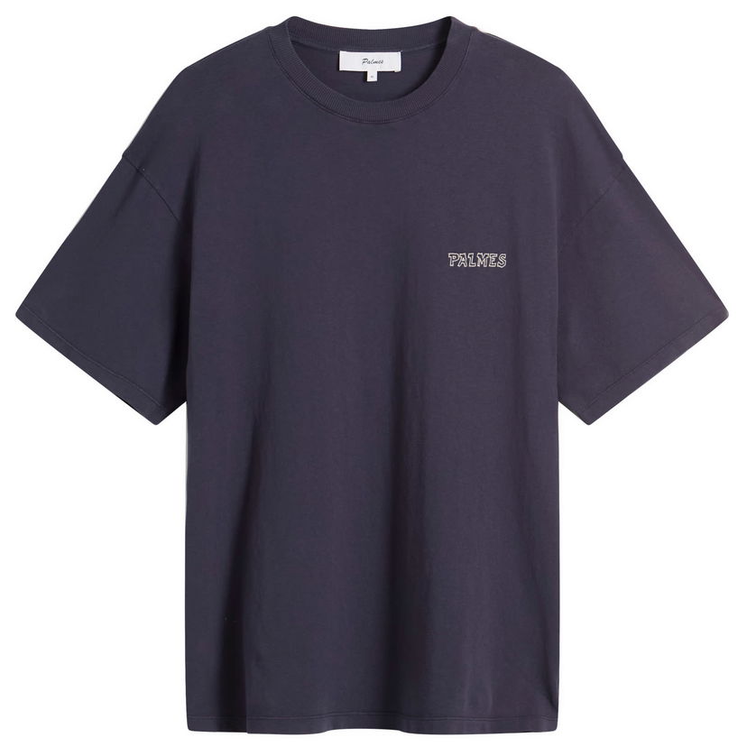 Футболка Palmes Palmes Logo T-Shirt, Size Small темно-синій | P10-0053-660
