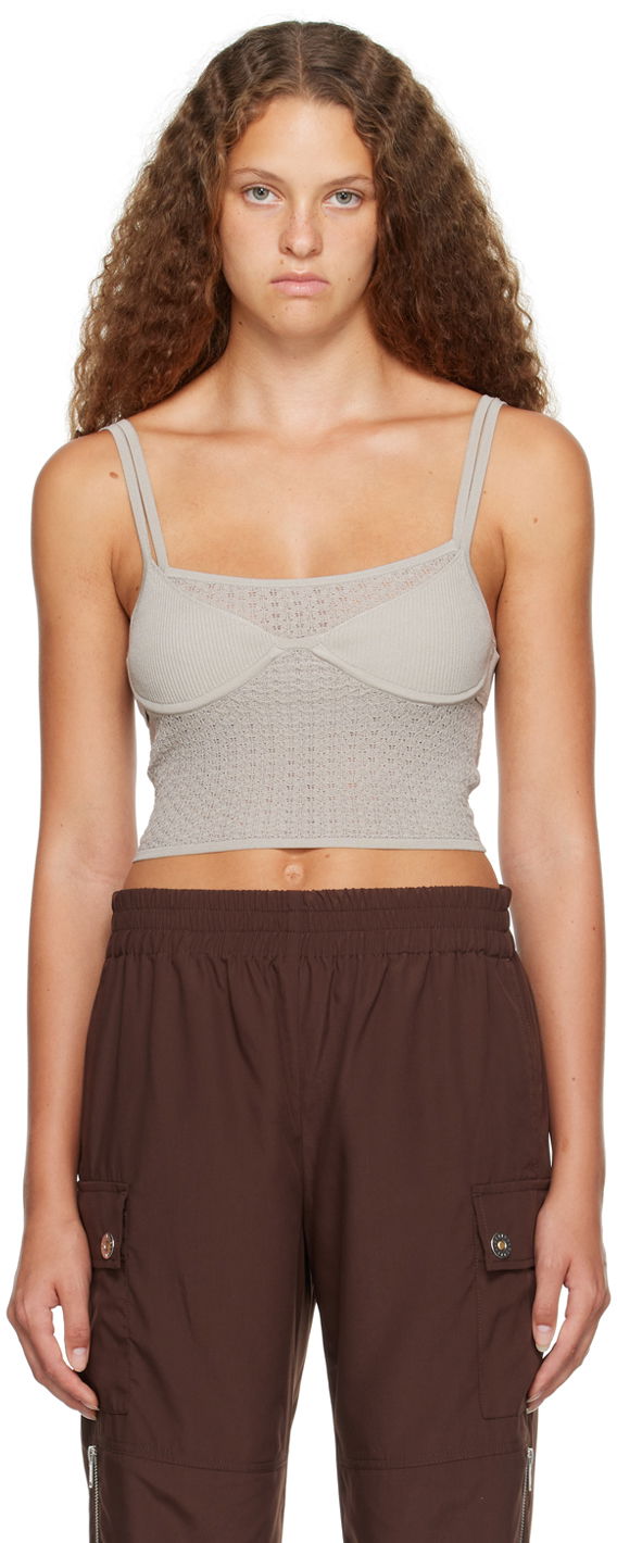 Безрукавка Dion Lee Knit Tank Top Сірий | A7722P23