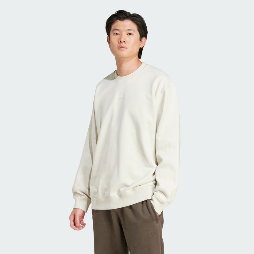 Світшоти adidas Performance Premium Essentials Crewneck Sweatshirt бежевий | JD3304
