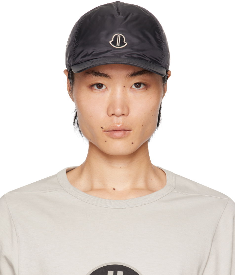 Кепка Rick Owens Moncler x Patch Cap чорний | MU02C3B03 M3632, 0