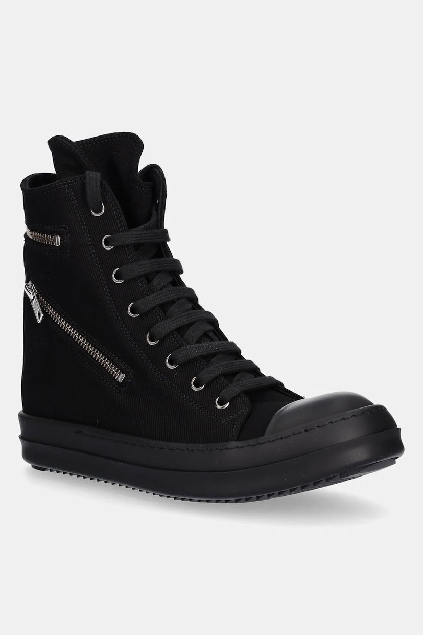 Кросівки та взуття Rick Owens Rick Owens DRKSHDW Cargo High-Top чорний | DS02E7808.DO