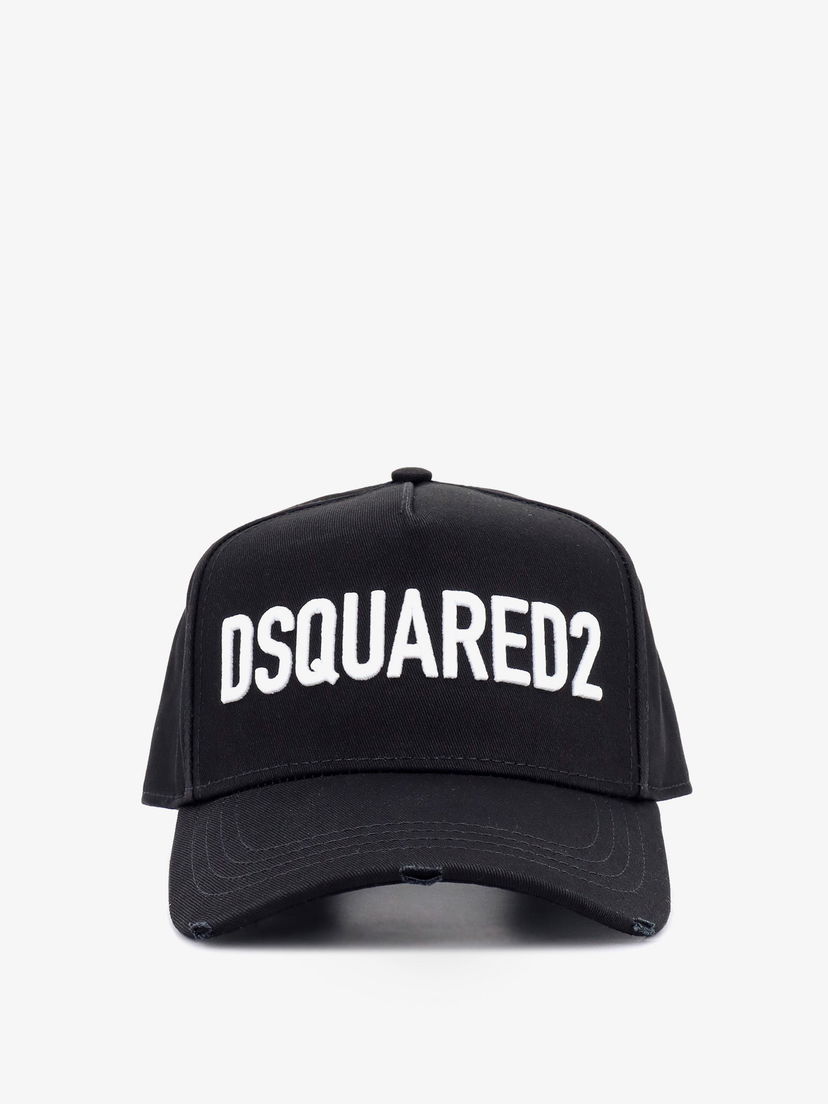 Кепка DSQUARED2 DSQUARED2 Baseball Cap with Logo чорний | BCM066005C00001M063