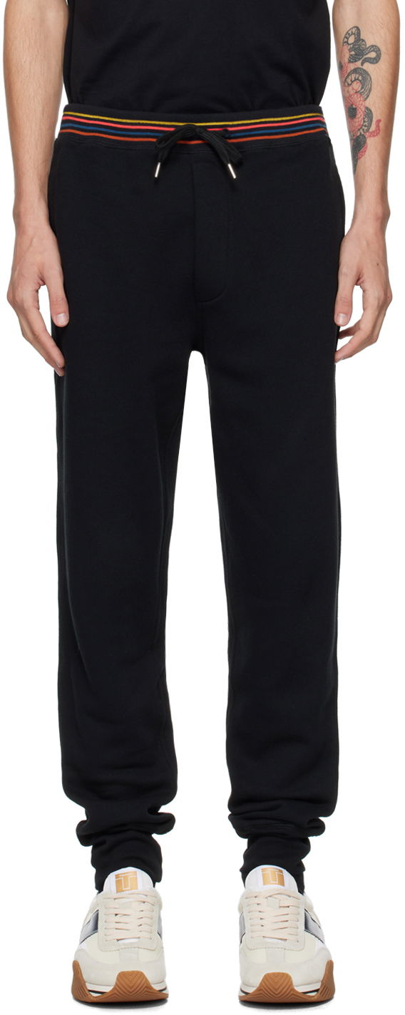 Спортивні штани Paul Smith Paul Smith Artist Stripe Sweatpants чорний | M1A-373M-AU807-79