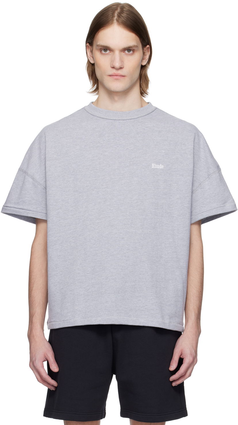 Футболка Rhude Rhude Classique Reverse T-Shirt Сірий | RHSS25TT02228