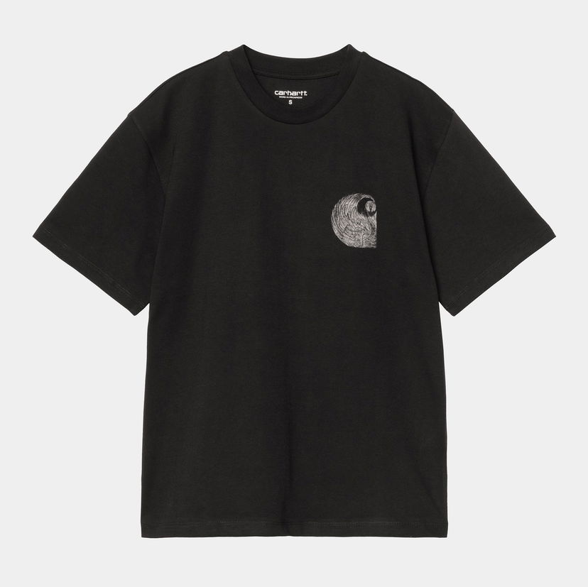 Футболка Carhartt WIP Okniceok Short Sleeve T-Shirt чорний | I035507_8