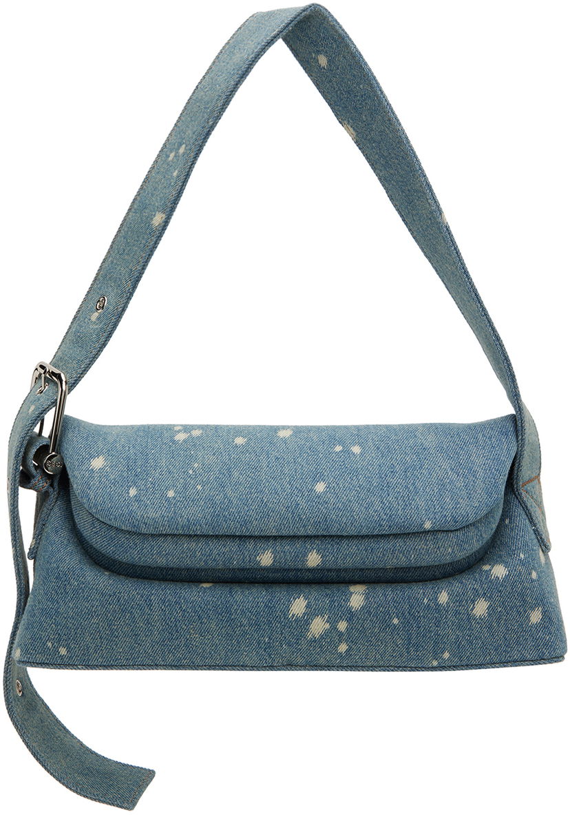 Сумка OSOI Bleached Denim Shoulder Bag Синій | 24SB010-16-04