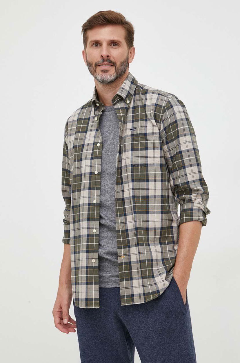 Сорочка Barbour Slim Fit Button-Down Shirt Зелений | MSH4982