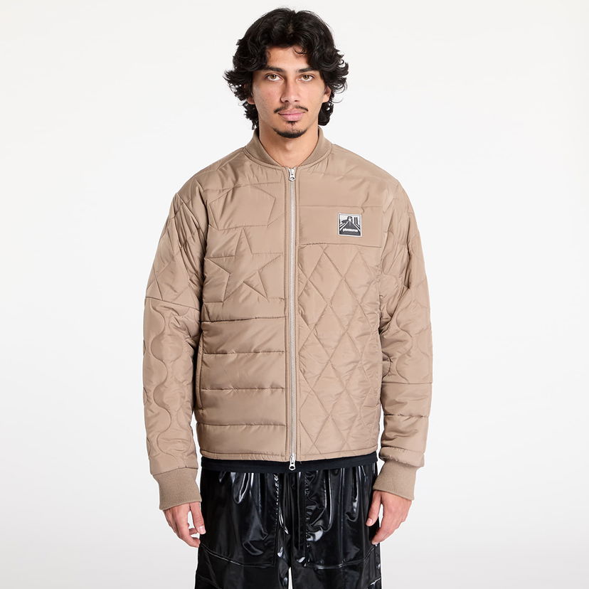 Куртка бомбер Pleasures Stonehenge Quilted Jacket бежевий | P24W016 BROWN