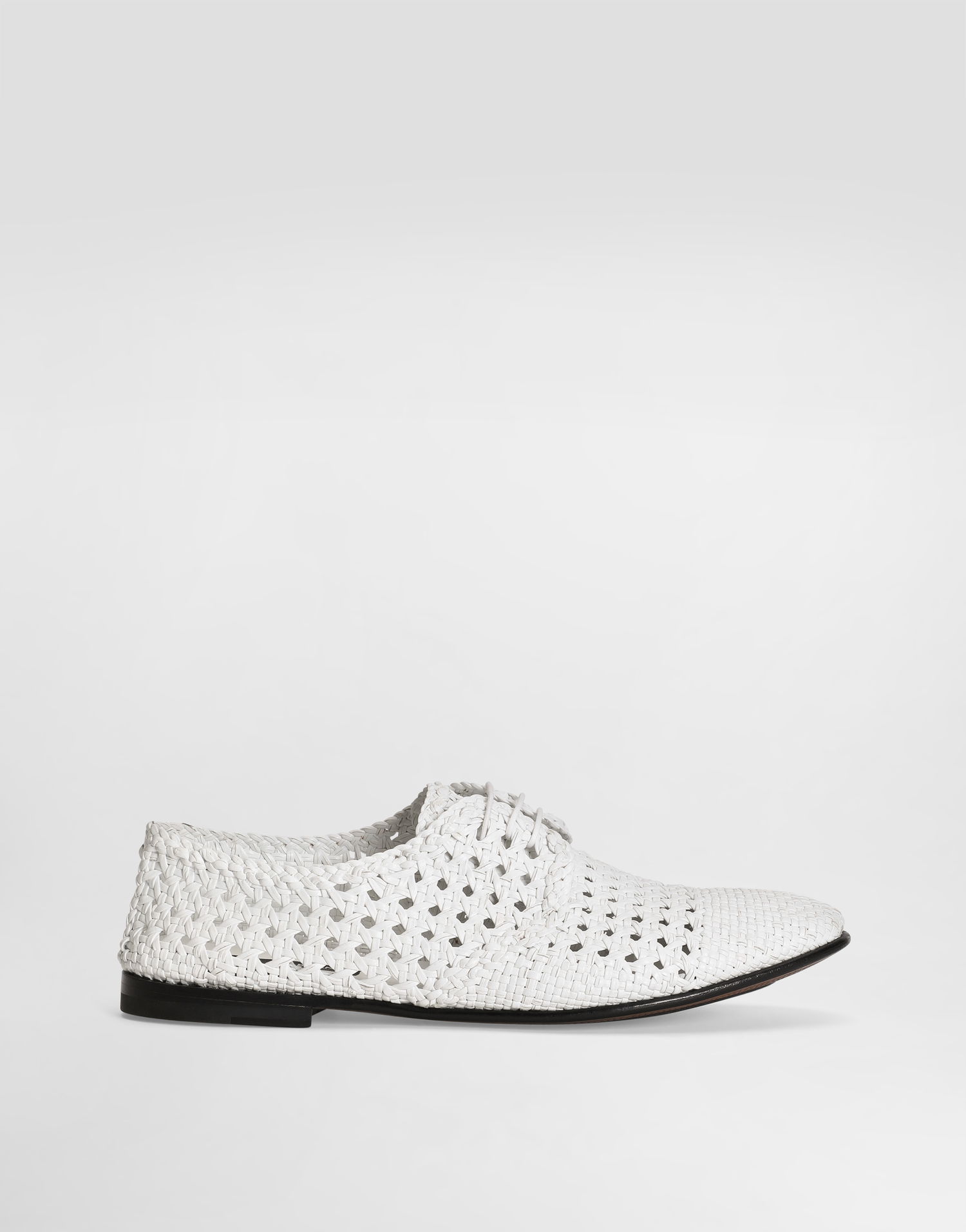Аксесуари Dolce & Gabbana Dolce & Gabbana Woven Leather Derby Shoes білий | A10872A9M0880002, 0