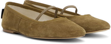 Кросівки та взуття A.P.C. A.P.C. Swan Ballerina Flats Зелений | PXBTG-F53295, 3