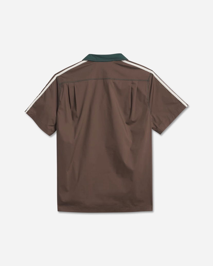 Сорочка adidas Originals CLOT by Edison Chen Bowling Shirt Коричневий | JP3870