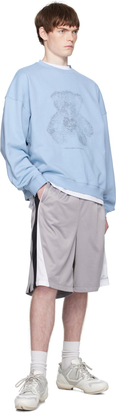 Світшоти We11done Coding Teddy Sweatshirt Синій | WD-TS2-25-789-U-BL, 3