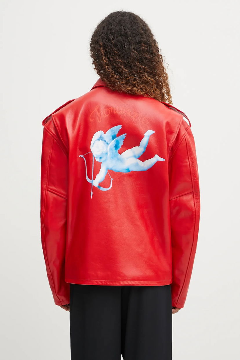 Куртка Fiorucci Fiorucci Cupid Print Aviator Jacket Червоний | W02FPLJA321LE01RD01